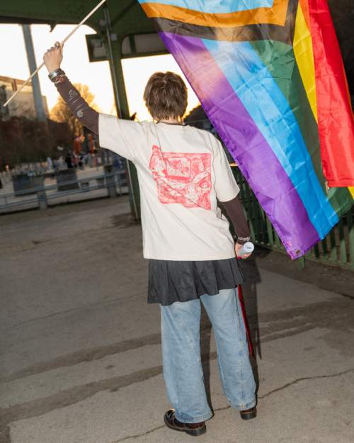 JONGE*S Oversized Heavywheight T-Shirt in Raw White